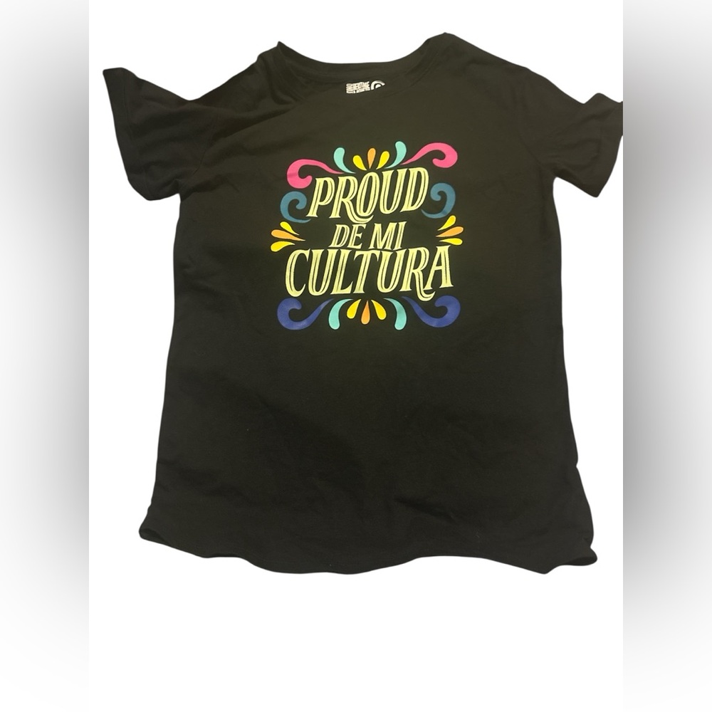 Latinos Heritage Month - Next Level Apparel Black Tee with Vibrant Print